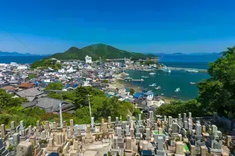 Tomonoura, quiet fishing port where Hayao Miyazaki settled for several months to write Ponyo in 2008