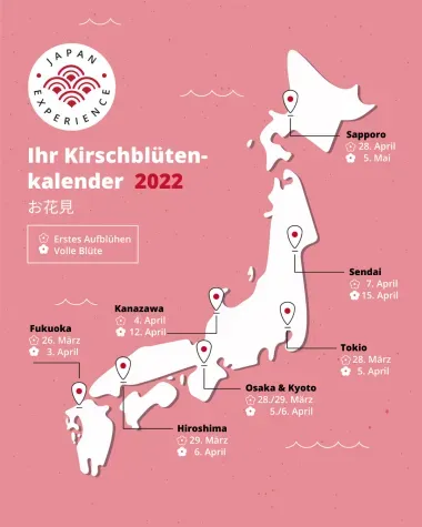 Kirschblütenkalender 2022