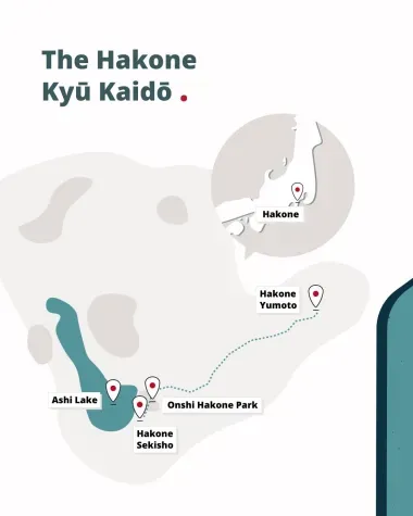 Map Hakone Kyu Kaido