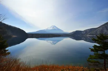 Le Lac Motosu et la vue splendide qu'il offre sur le Mont Fuji