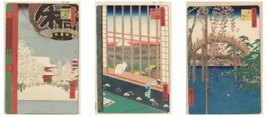 Quelques unes des "Cent vues d'Edo"