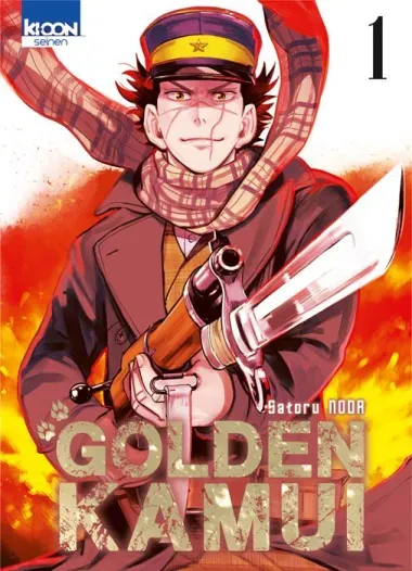 Le premier tome de "Golden Kamui", de Satoru Noda.