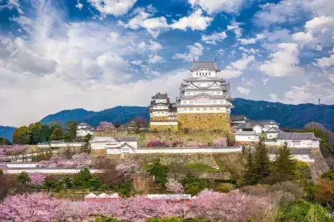 Le château d'Himeji, patrimoine mondial de l'UNESCO est facile d'accès depuis Kyoto