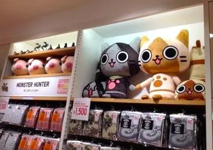 En la tienda Bicqlo de Shinjuku también puedes encontrar pequeños peluches kawaii.