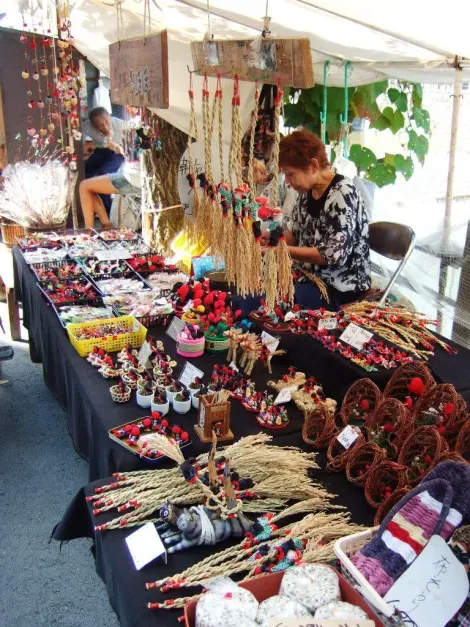 Vendeurs du marché de Jinya-mae