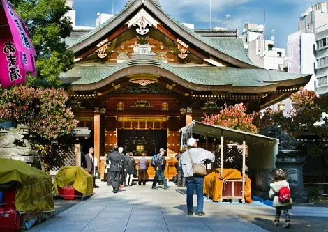 Santuario Yushima Tenjin en Ueno, Tokio