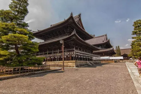 Les hautes enceintes du temple Myôshin-ji (Kyoto) protègent 47 temples. 