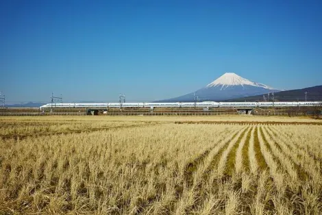 Admira el Monte Fuji desde el Shinkansen.