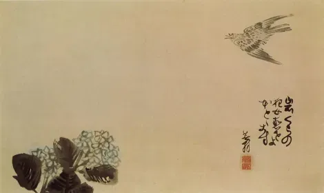 Yosa Buson est réputé pour ses compositions de haïga accompagnant ses poèmes. 