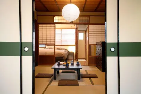 La maison "Machiya" dans le quartier Ginkakuji à Kyoto