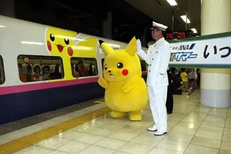 Départ du train Pokemon
