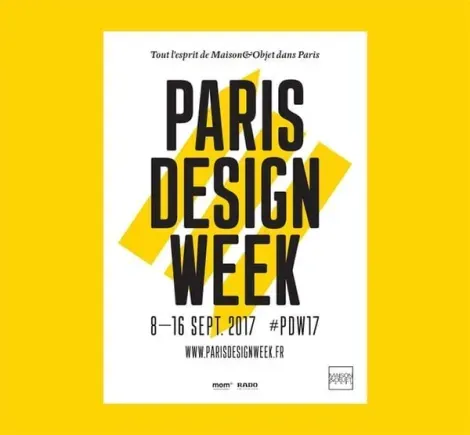 Affiche de la Paris Design Week 2017