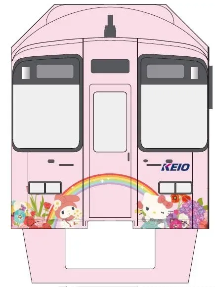 Le train Hello Kitty de Keio