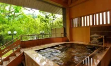 Baño del onsen Yuwaku.
