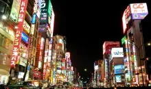 Les lumières de Shinjuku illuminent la nuit tokyoïte. 