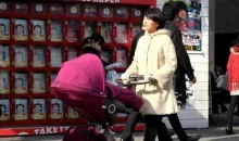 In Japan, there are several paid stroller rental.