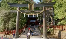 El torii del Futarasan jinja.