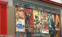 Una cartelera de cine en Japón en 2007.