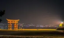 Torii of Itsukushima shrine in Miyajima