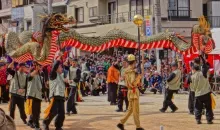 Nagasaki Hunchi, The Chinese Dragon Dance