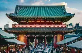 Senso-ji-Tempel in Tokio, der älteste in Tokio