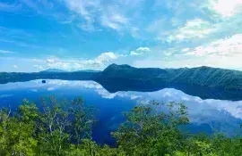 Crater lake in Hokkaido