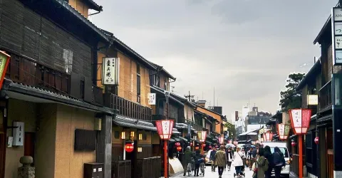 Einkaufsstraße Hanamikoji in Gion